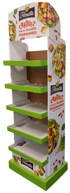 UN PRESENTOIR 100% RECYCLABLE